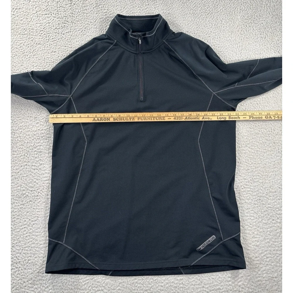 Hot Chillys Micro-Elite XT Zip-T Shirt Mens XXL 2XL Base Layer Hiking Outdoors - Picture 6 of 12